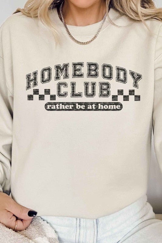 Homebody Club Graphic Sweatshirt