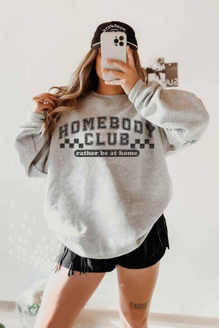 Homebody Club Graphic Sweatshirt