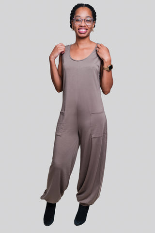 Scoop Neck Jumpsuit